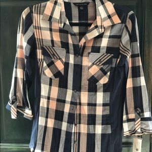 Zac & Rachel plaid shirt